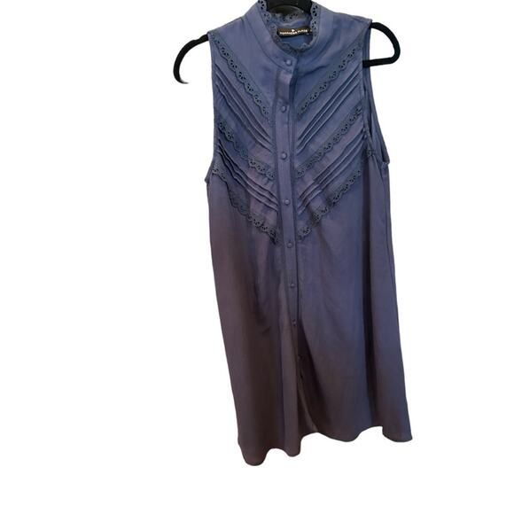 Tuckernuck Pomander Place Navy Blue Dutton Dress - Size S - Picture 13 of 14